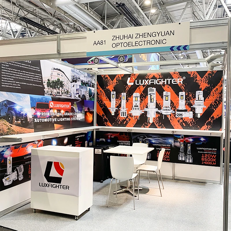 ໄຟໜ້າ LED LUXFIGHTER ວາງສະແດງທີ່ AUTOMECHANIKA 2025 UK